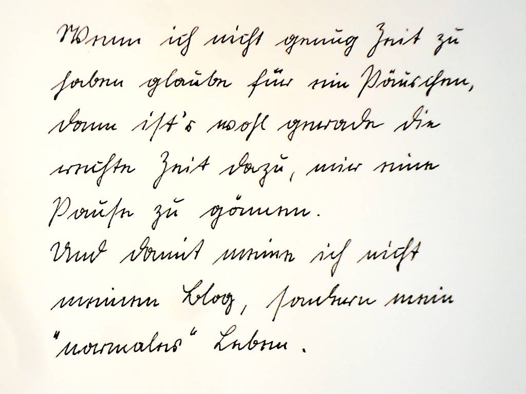 Päuschen – Lehrsatz