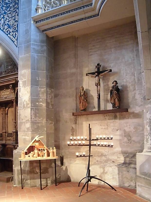 Gestiftete Kerzen in der Marktkirche